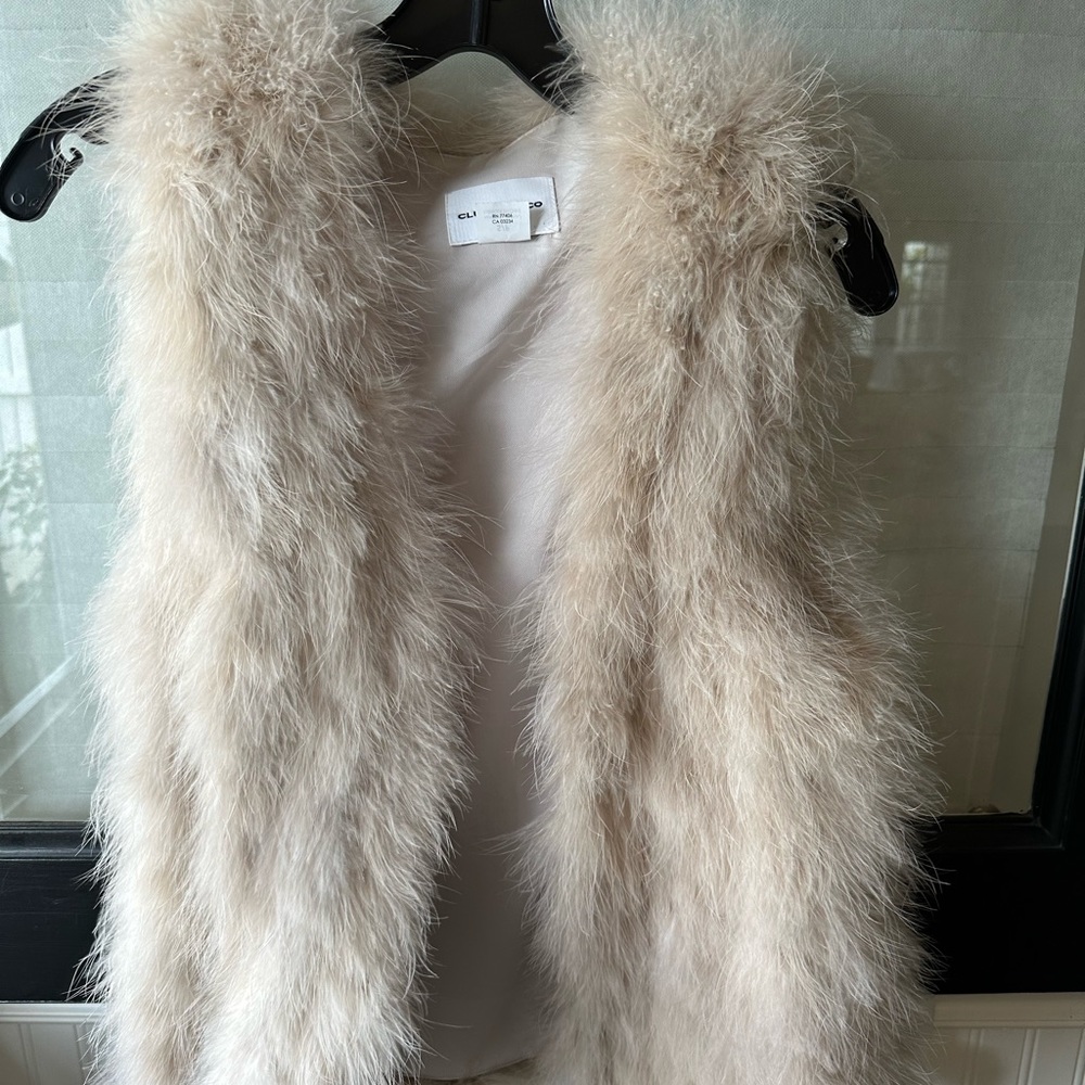 Club Monaco Fur Vest